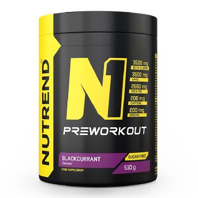 Nápoj Nutrend N1 PRE-WORKOUT 510g čierne ríbezle