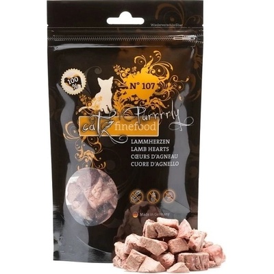 Catz finefood Purrrrly sušené mrazom jahňacie srdiečka 35 g