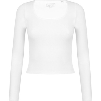 Jack Wills Тениска Jack Wills Women's Long-Sleeve T-Shirt - Vintage White