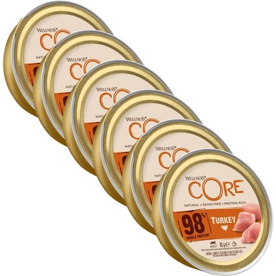 Wellness Core 98% Едничен Протеин пуйка 6 x 85 г