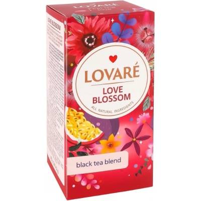 Lovare čierny porciovaný čaj Love Blossom 24 x 2 g