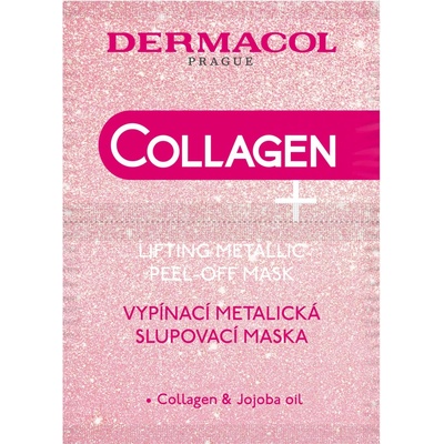 Dermacol Collagen Plus Lifting Metallic Peel-Off Mask 2 x 7,5 ml