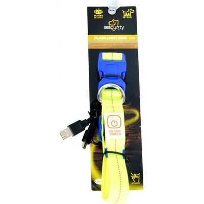 Duvo+ obojek LED Svietiaci dog neónový nylon