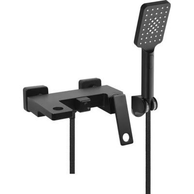 TOYA Смесител за баня с душ слушалка fala noir 1 (euro 75882)