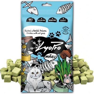 Lyopro CAT mrazom sušené Kuracie s mač.trávou 50 g