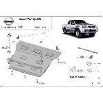 Scut Motor - Румъния Метална кора под двигател nissan pick up (d22) от 1997 (73720)
