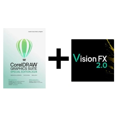 CorelDRAW Graphics Suite Special Edition CZ 2024 a Vision FX 2.0