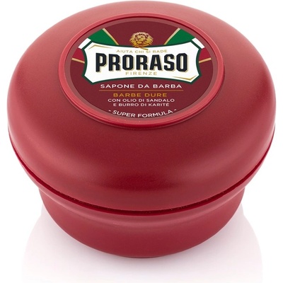 Proraso Red Line Coarse Beards Shaving Soap Sandalwood 150 ml