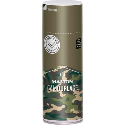 Lak ve spreji Maston Camouflage Reed Green RAL6013 zelený 400 ml