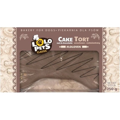 LOLO PETS Arašidovo čokoládový koláč 250 g