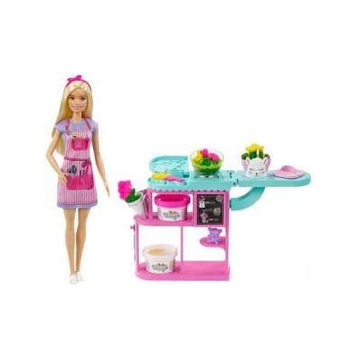 Mattel Кукла Barbie - Комплект магазин за цветя, 1710224