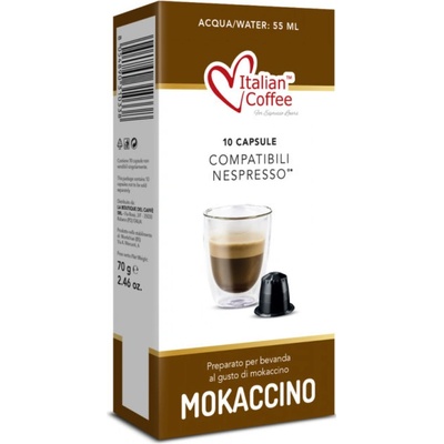 Italian coffee Mokaccino pre Nespresso 10 x 7 g