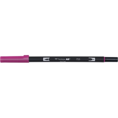 Tombow Tombow Oboustranný štětcový fix ABT Dual Brush Pen, rhodamine red (ABT-725)