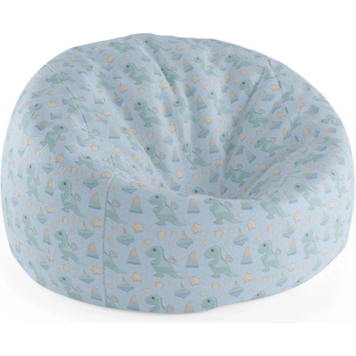 Sablio Sedací vak Cocoon Natahovací dinosaurus 75 x 45 x 35 cm