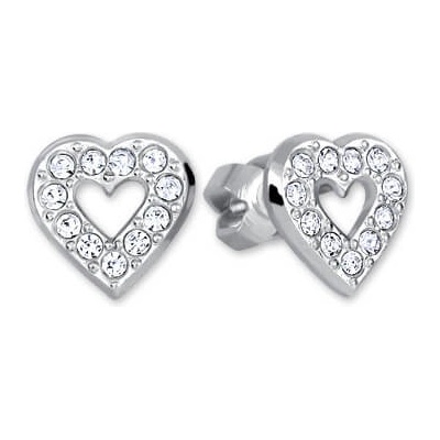 Soliter Strieborné náušnice Srdce 438 001 00614 04