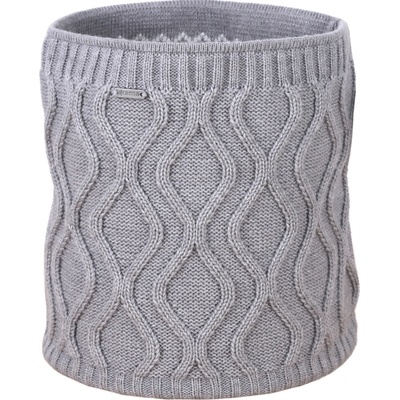 Pletený Merino nákrčník Kama S30 109 světle šedá