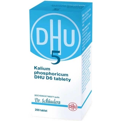 Schüsslerove soli Kalium phosphoricum DHU D6 200 tabliet