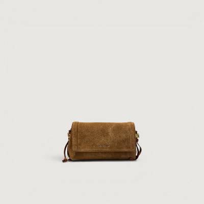 Coccinelle THESS SEMIŠOVÁ MINI BAG Cognac
