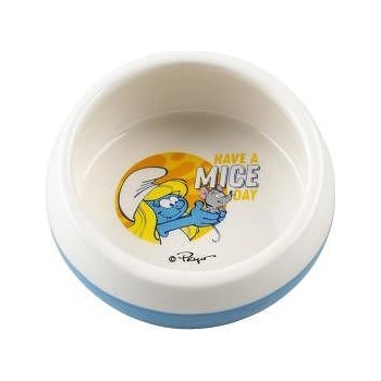 Duvo Plus Smurfs - Керамична купа за храна и вода за гризачи, 100 мл