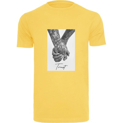 Mister Tee Тениска Trust 2.0 Tee taxi yellow XLUB-MT1690-02704 - Черен, размер L