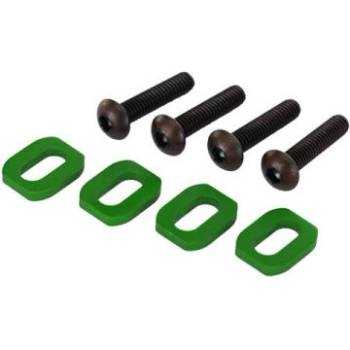 Traxxas алуминиева шайба за винтове на мотор зелена (4)