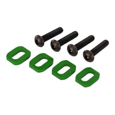 Traxxas алуминиева шайба за винтове на мотор зелена (4)