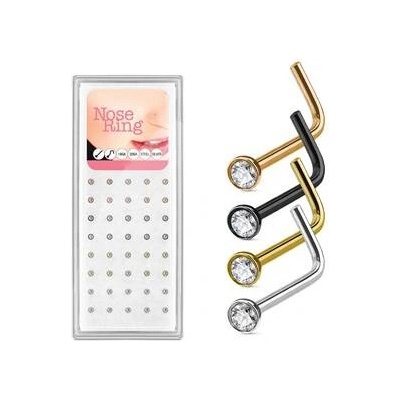 Šperky4U sada 40ti piercingů do nosu N0000-40