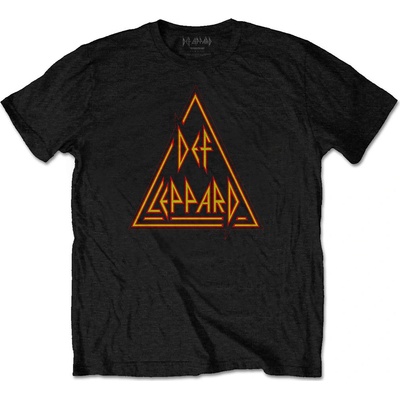 Def Leppard tričko Classic Triangle čierne