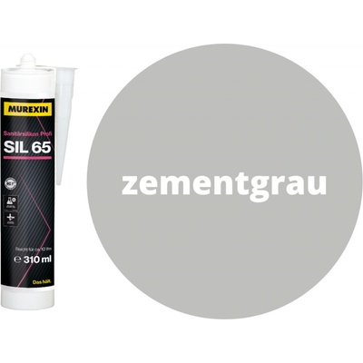 Murexin SIL 65 Profi Sanitárny silikón 310 g zementgrau