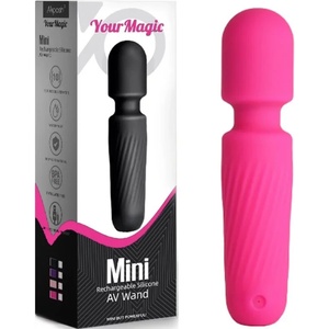  Мини масажор, 10 режима и гъвкава глава - Magic Massager Pink (D-241117)