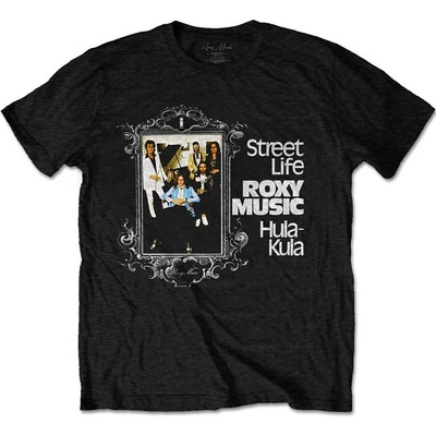 Roxy Music tričko Street Life Hula-Kula čierne