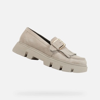 Geox Vilde Krémové dámské mokasíny