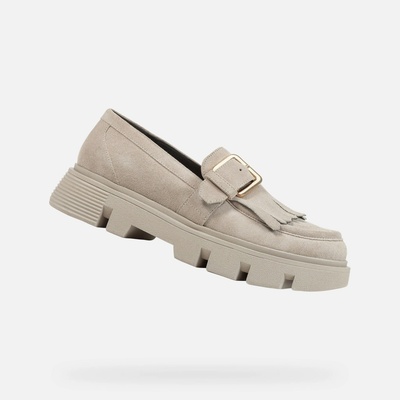 Geox Vilde Krémové dámské mokasíny