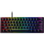 Razer Huntsman V3 Pro Mini - US Layout, Gaming Keyboard, Analog Optical Switch Gen-2, 60% size, Razer Chroma RGB, Detachable Type C Cable, Doubleshot PBT Keycaps, 5052 Brushed Aluminum Alloy Top (RZ03-04990