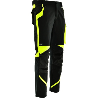 SARA Работни панталони Neoflex в черен цвят със сигнални елементи (1-05-090-25-27)