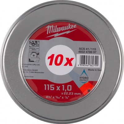 Milwaukee Tenký řezný kotouč 115 x 1,0 mm 4932478997