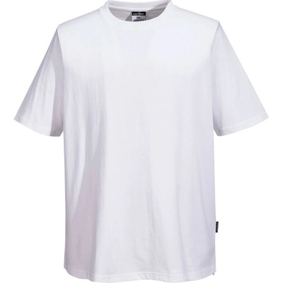 Portwest tričko Chef MeshAir T-Shirt C195, bavlněné krátký rukáv POR-C195WHRL bílé