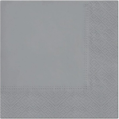 Godan Ubrousky papírové šedé 20 ks 33x33cm