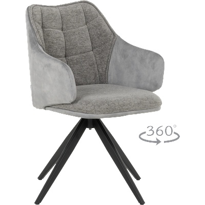 Carmen Трапезен стол bordon - сив r 07 (3532389)