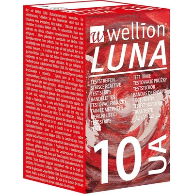 Wellion LUNA testovací proužky kyseli. močová 10 ks