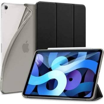 ESR Rebound Slim Case - полиуретанов калъф с поставка за iPad Air 4 (2020) (черен)