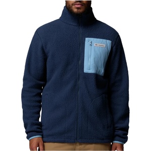 Columbia Мъжко поларено яке Columbia Jasper Ridge Pebbled Full Zip Fleece Fleece jacket - Collegiate Navy / Rainy Day (005-6145-0611)