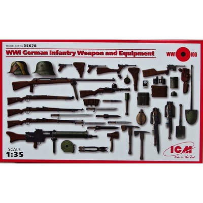 ICM German Infantry WWI Weapon and Equipment 1:35