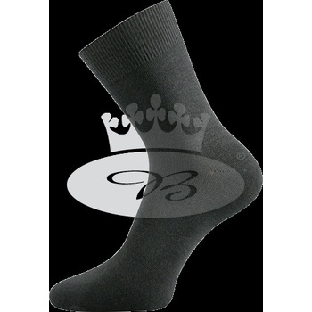 Lonka ponožky klasické BadonA 3 páry tmavě šedá