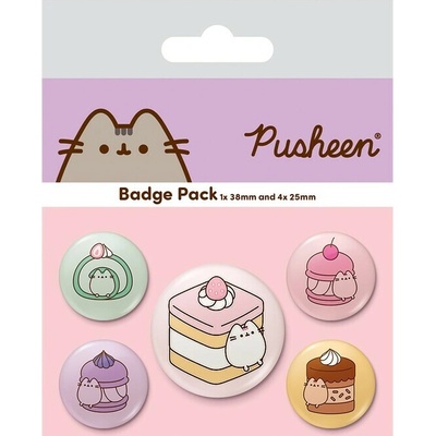 Odznaky set Pusheen - Sweets