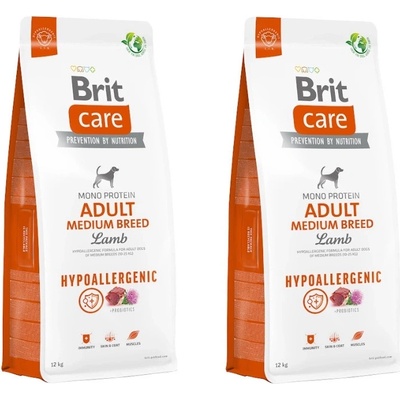 Brit Care Hypoallergenic Adult Medium Breed Lamb 2 x 12 kg
