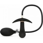 EasyToys Anal Collection Inflatable Plug 8 cm Black - Adjustable Silicone Model