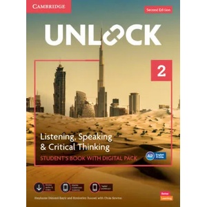 Unlock Level 2 Listening, Speaking and Critical Thinking Student's Book with Digital Pack | Stephanie Dimond-Bayir, Kimberley Russell (ISBN: 9781009031462)