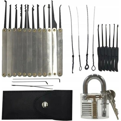 Sada planžet LockPick 15v1 + 1ks trénovací průhledný zámek