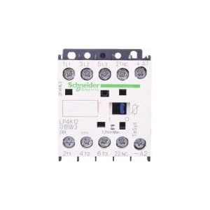 Schneider Power Contactor 12A 3P 24V DC 0Z 1R LP4K1201BW3